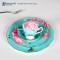 light blue elegance dinner sets for one person ceramic dinnerware